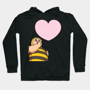 Bigger and Sweeter Honey Bay Bee - Shooting Hearts Hoodie